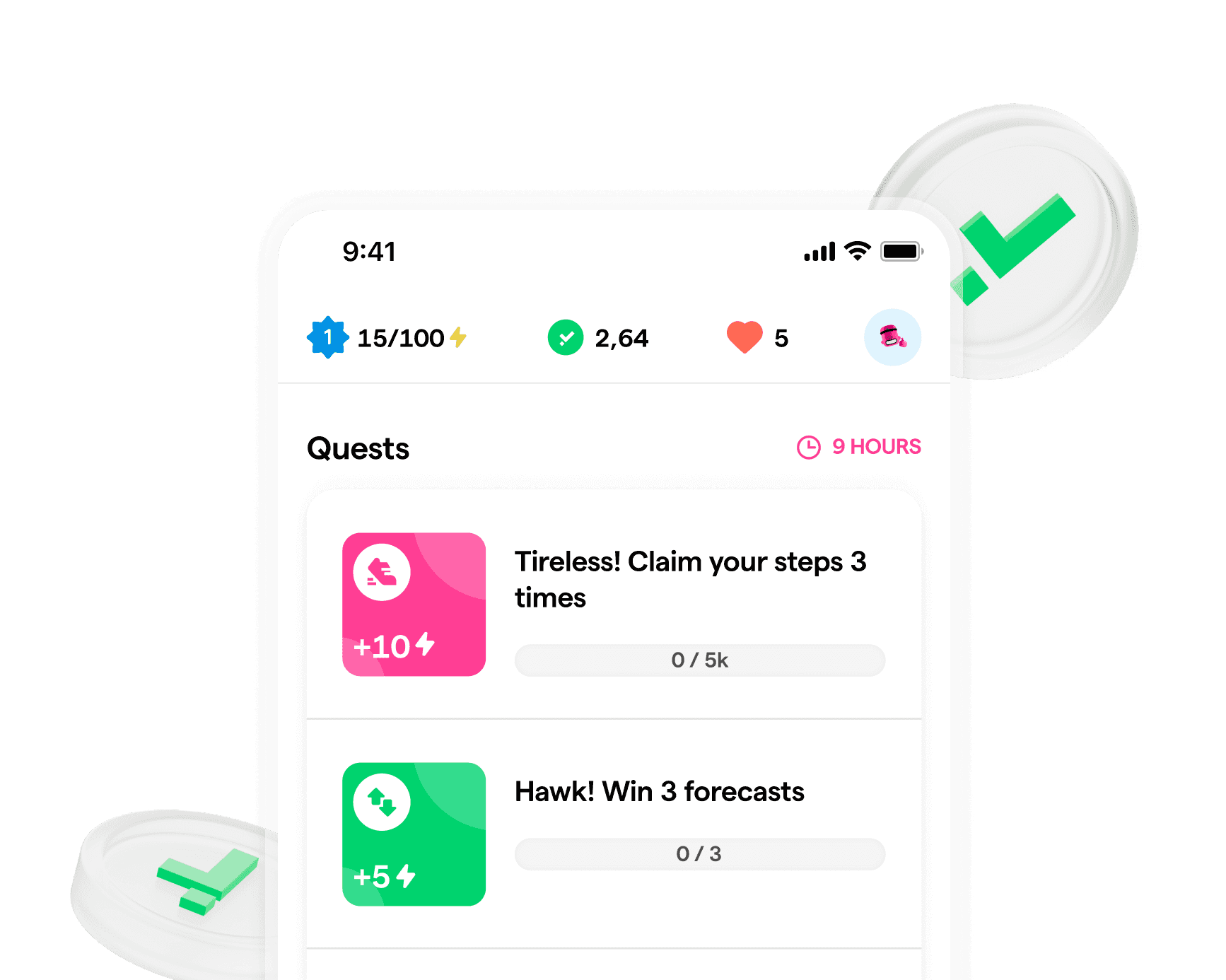 young platform step quests screen