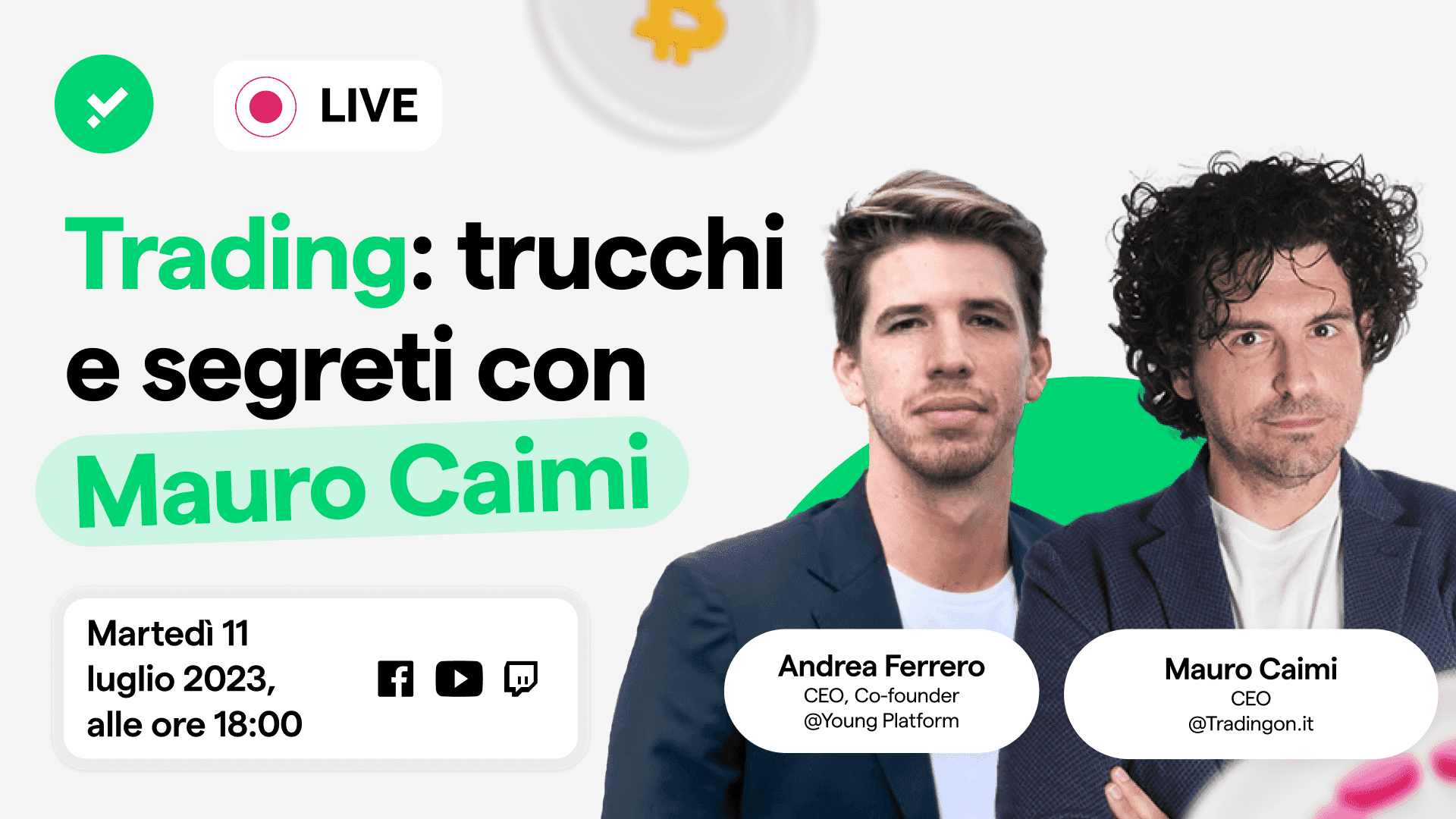 Live sul trading con Mauro Caimi